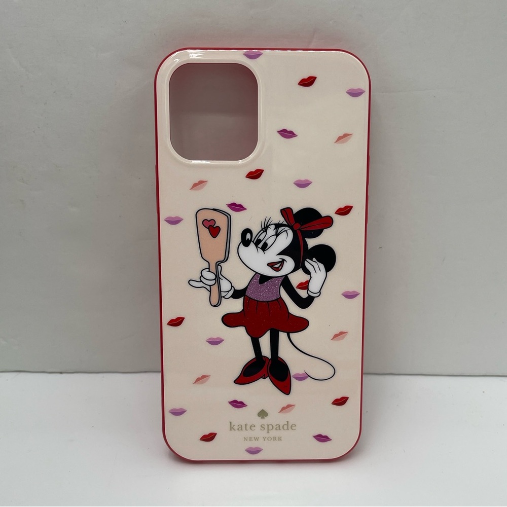 Kate Spade NY x Disney Minnie Mouse IPhone 12/12 Pro Mini Flexible Phone Case - Picture 11 of 16